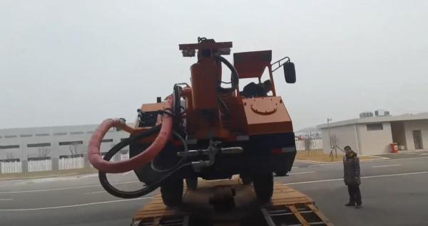 Robotic Shotcrete Machine 80m Cable Reel Length 20 Cubic Meters Per Hour