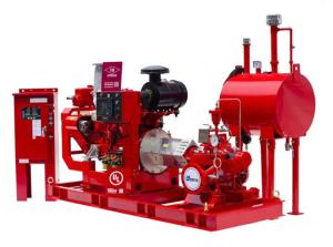 Quality Centrifugal Diesel Engine Driven Fire Pump 125PSI For Office Buildings wholesale