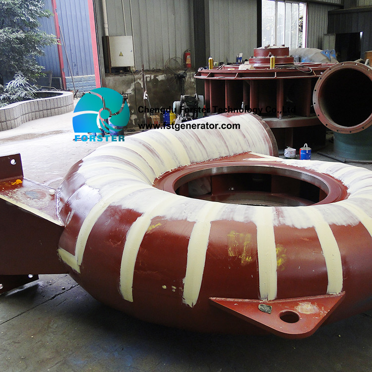 Micro Energy Hydropower Francis Turbine Generator With Butterfly Valve 3 Phase