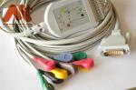 medical TPU Electrode Lead Cable For Mindray R12 Electrocardiograph