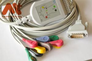 Quality medical TPU Electrode Lead Cable For Mindray R12 Electrocardiograph wholesale