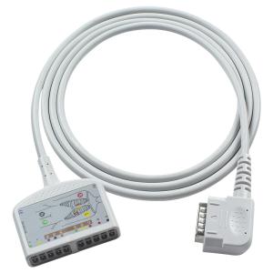 Quality Latex-free 15Pin 10Lead EKG Trunk Cable IEC/AHA for 108 109 110 1210 1211 601 Cardico 302 wholesale