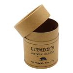 3.5oz Candle Paper Cylinder Packaging Custom Logo Kraft Paper Tube Boxes