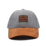 Customizable Embroidered Baseball Caps Cotton Twill Fabric