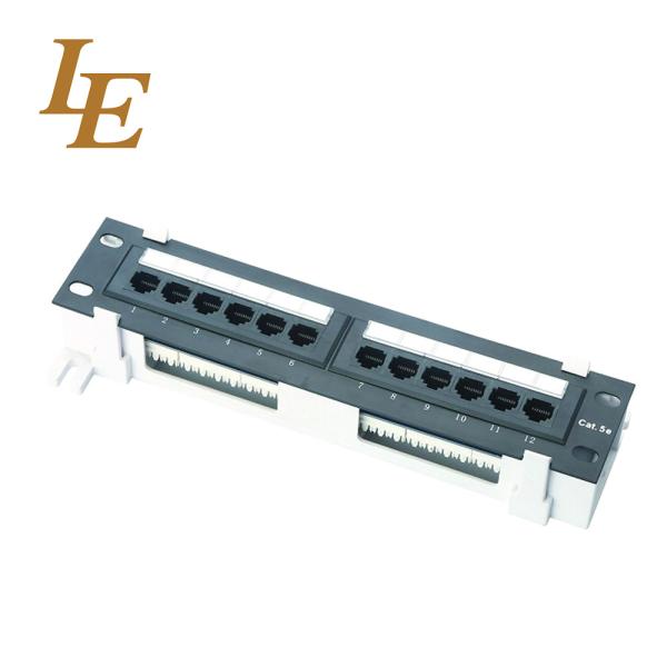 Cheap 10 Inch Utp Wall Mount 12 Port Cat5e Patch Panel for sale