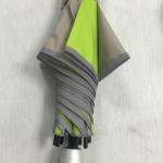 Sleek Black Straight Handle Pongee Golf Umbrella