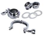 Heavy Duty 13mhh SS Tc Clamp Ss304 2.5 Inch Hose Clamp