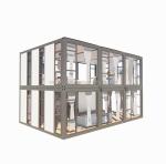 Galvanized Steel Square Tubes Container The Ultimate Solution for Clothes Shop