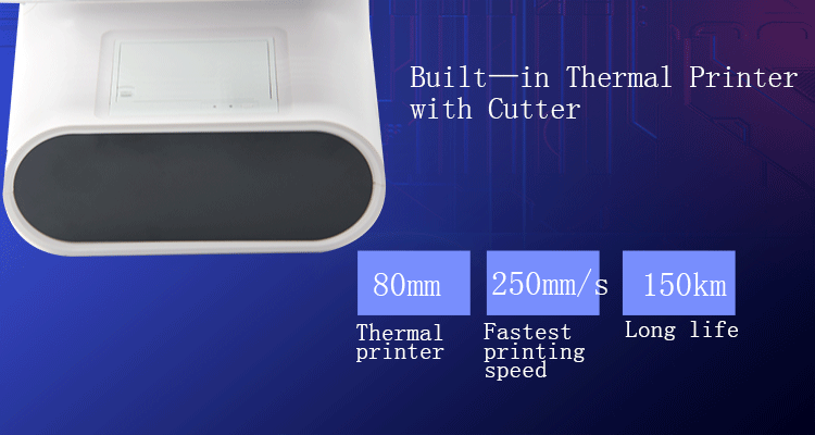 SDK Function 15.6" Full HD 1080P Dual Screen Self-Service Machine with Thermal Printer