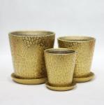 Modern Glossy Ceramic Flower Pots Lightweight for Weddings and Events