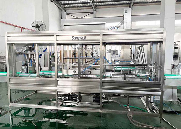 20L Bottle Mineral Water 5 Gallon Drum Filling Equipment 2000BPH