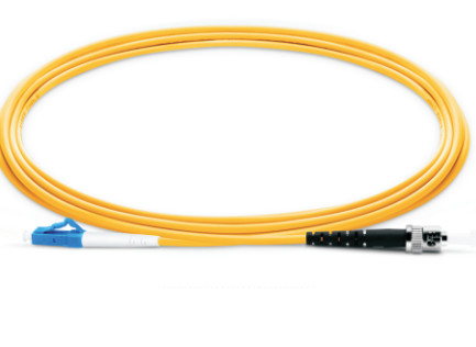Simplex Duplex Fiber Optic Cable , LSZH Patch Cord CCTV Application