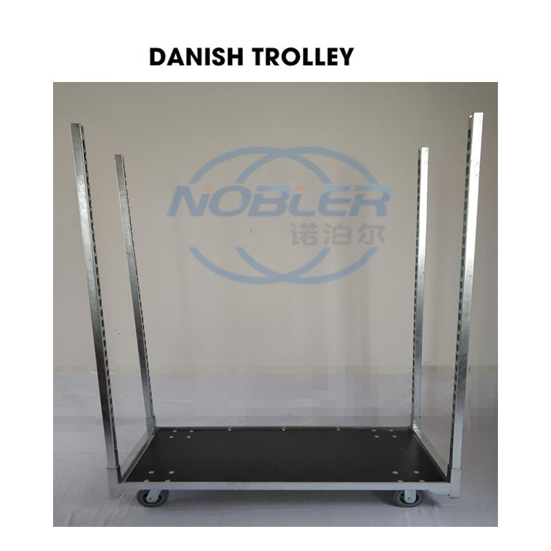 Easy Assemble Durable Dutch Flower Trolley For Greenhouse