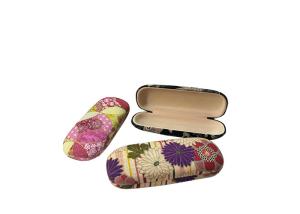 Quality Classical Beauty Optical Glasses Case Japanese Flower Cloth Eyeglasses Case Box wholesale