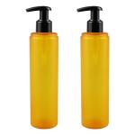 250ml 500ml PET Plastic Press Bottle Shampoo Conditioner Body Wash Bottles