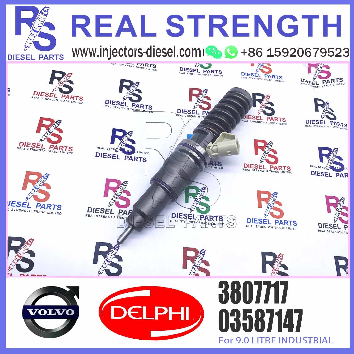 889481 3587147 3803637 3807717 03829087 3829087 ELIC Engine Common Rail Fuel Injector 3840043 20430583 20440388