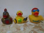 Mini Yellow Weighted Rubber Ducks Cartoon Student Boy Phthalate Free Vinyl