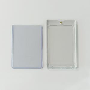 Quality Clear Rigid toploaders UV Protection Magnetic Card Holder 35pt wholesale