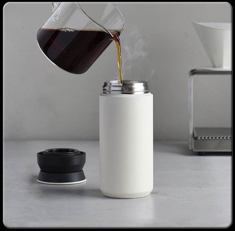 Travel Coffee Mug Insulated Office Stainless Steel Thermos Cup Insulated Tea Cup Stainless Steel Thermos Flask with Filt