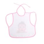 Custom Sublimation Blank Polyester Baby Bib For Sublimation Photo Printing