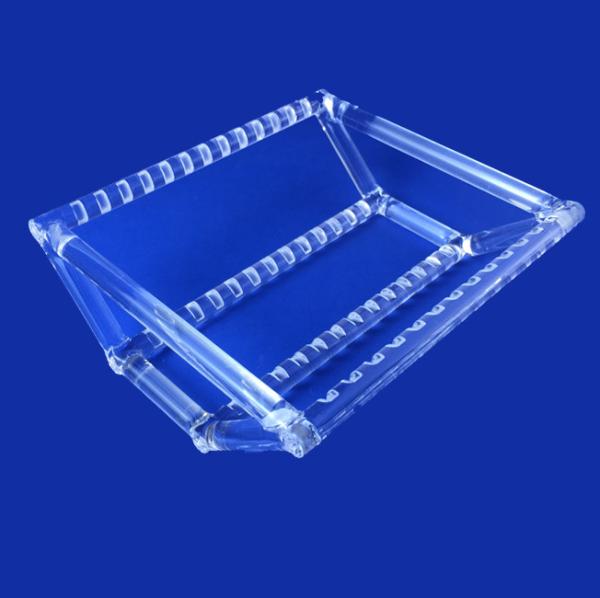 high temperature resistant Quartz Wafer Carrier Quartz Wafer Boat For Wafer