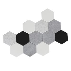 Quality 15mm Hexagon Sound Absorbing Acoustic Wall Panel PET Acoustic Panel wholesale
