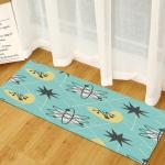 Modern Personalized Kitchen Floor Mats Long Strip Kitchen Carpet Runner