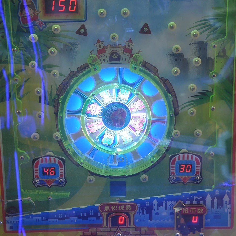 Coin Operated Castle Maze Coin Pusher Game Machine For Amusement Game Center