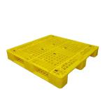 Yellow Plastic Pallets 110x110cm Plastic Storage Pallets Euro Style