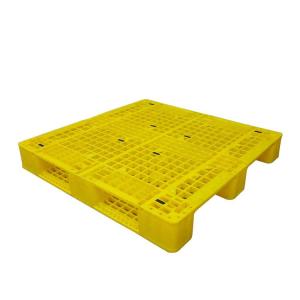 Quality Yellow Plastic Pallets 110x110cm Plastic Storage Pallets Euro Style wholesale