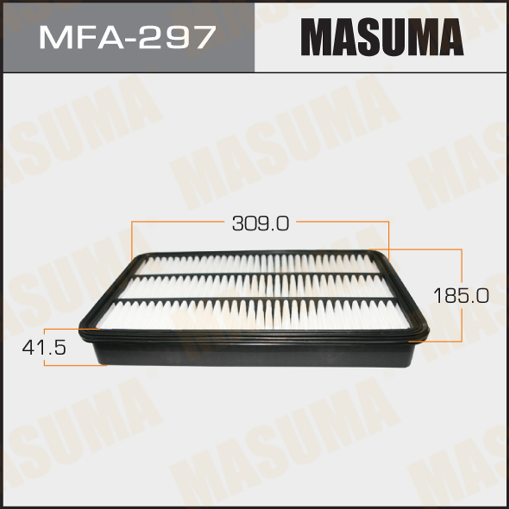 MFA-297 MASUMA Air Filter 17801-03010 17801-74060 4560116760176 for DAIHATSU 1994-2005