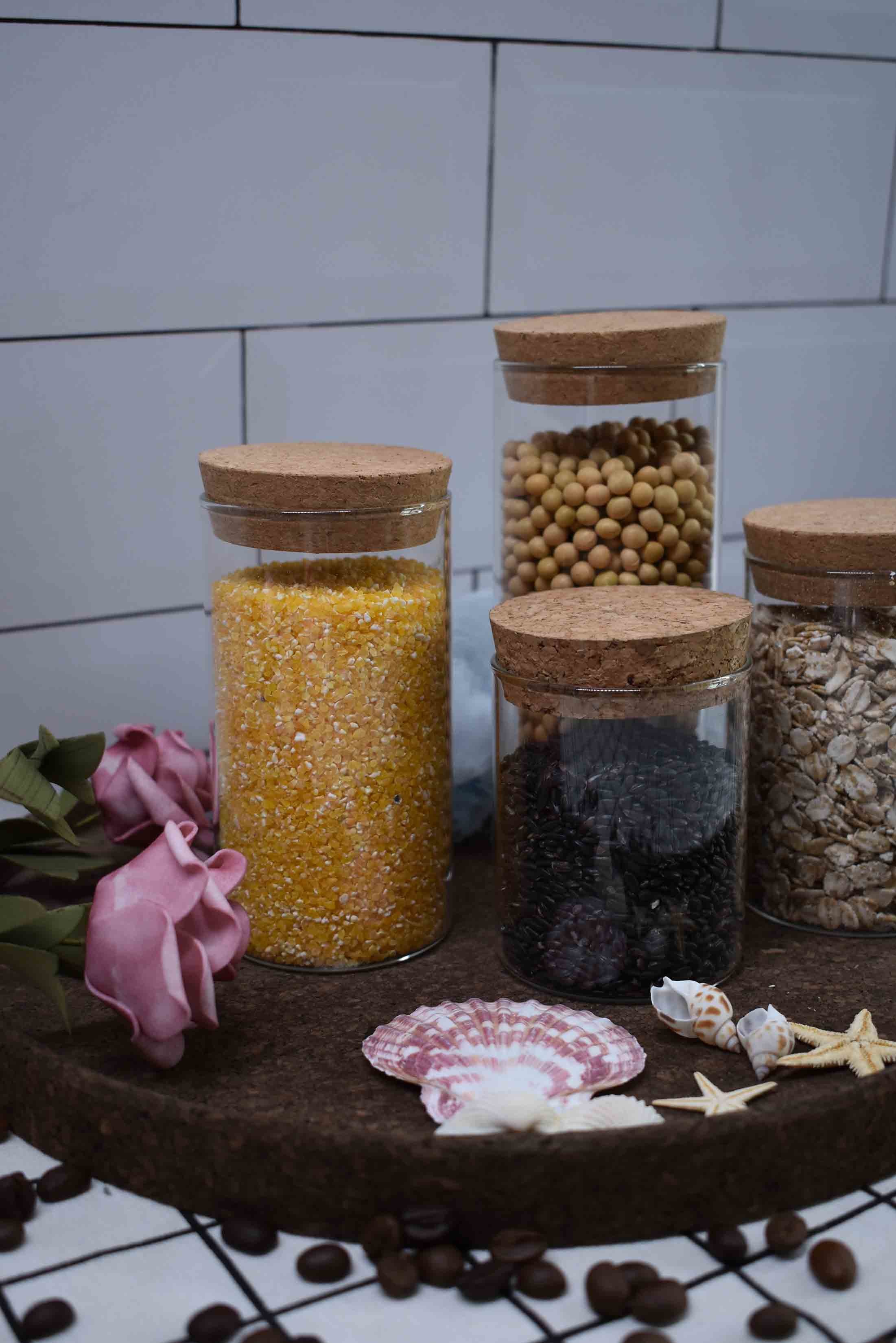 Food Grade Natural Tapered Cork Lid Stoppers Agglomerated