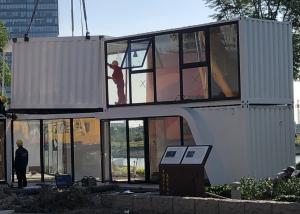 Quality Tempered Glass Window 20ft Prefabricated Container Fast Construction wholesale