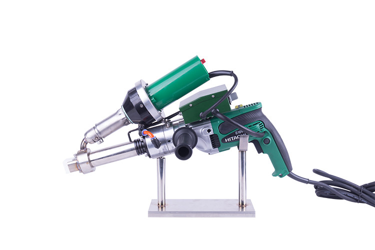 110V Hot Air Extrusion Welding Gun For Pond Liner With 4mm Rod For PP PE Plastic