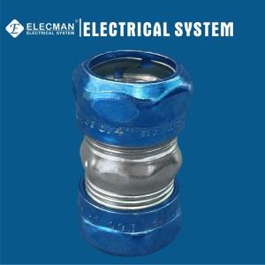 Quality Raintight Steel EMT Coupling Compression Type 3/4 Inch wholesale