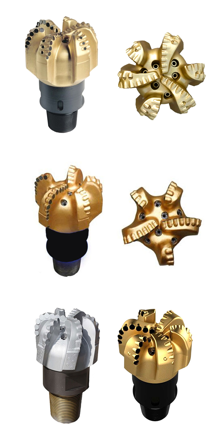Water Well API Oilfield Polycrystalline Diamond Compact Drill Bits