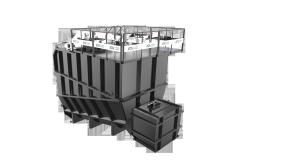Quality Rustproof 3*7.5kw 35m3 Material Storage Bins wholesale
