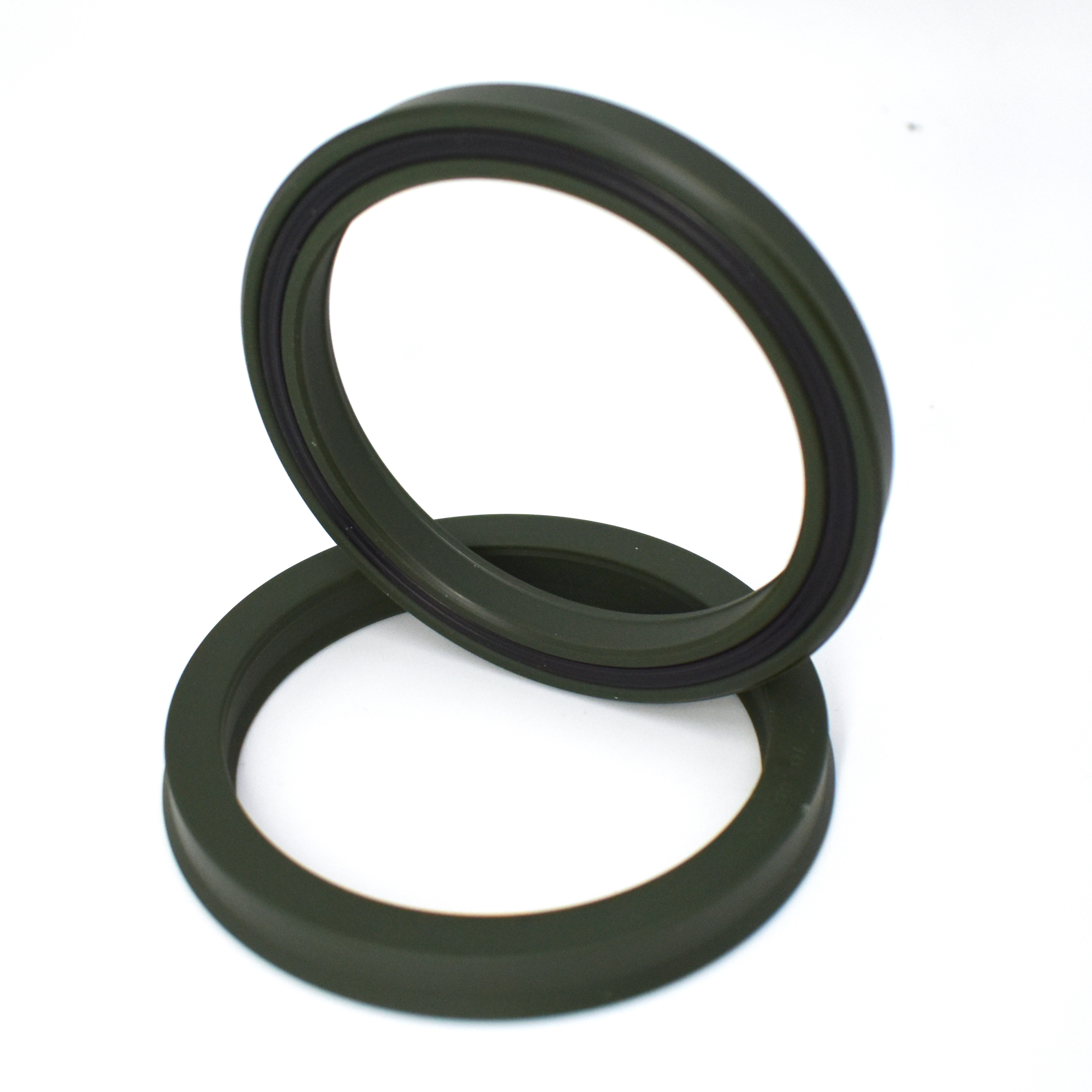 PU Hydraulic Rod Seals Piston Seal Ring 118MM X 133MM X 9MM Green X Ring