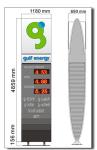 Gas Station digital billboard Sign