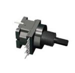 16mm rotary potentiometer, carton potentiometer with metal shaft, potentiometer