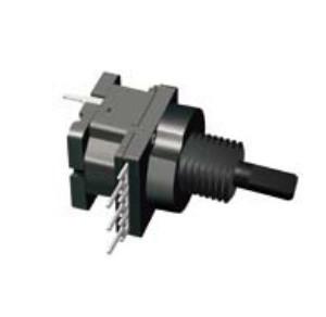 16mm rotary potentiometer, carton potentiometer with metal shaft, potentiometer