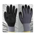 Sanitation&Recycling Grey Nylon Spandex 15 Gauge Hand Safety Gloves