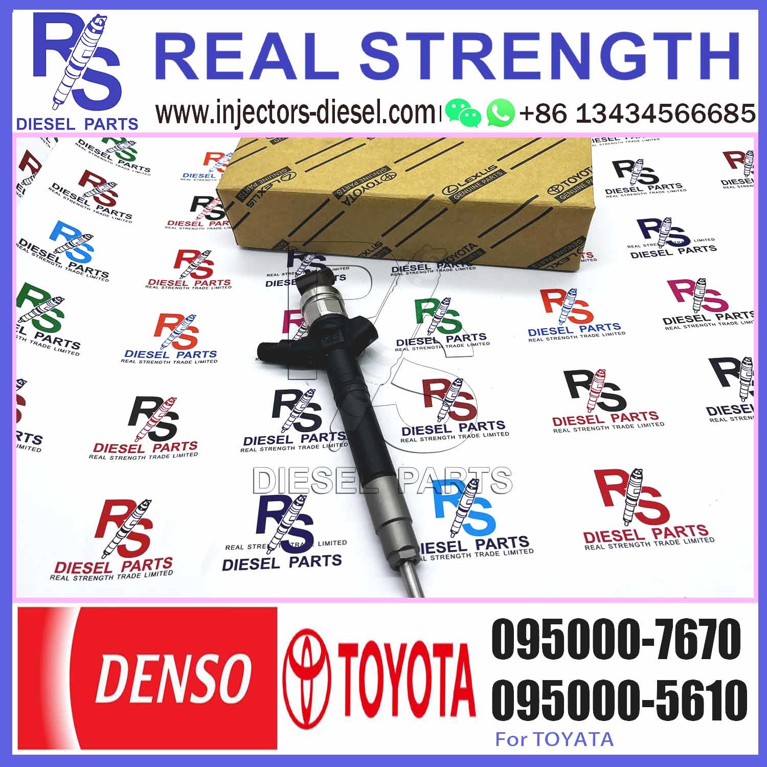 diesel fuel engine injector 095000-7670 23670-09280 for engine high pressure pump engine injection injector 095000-7670