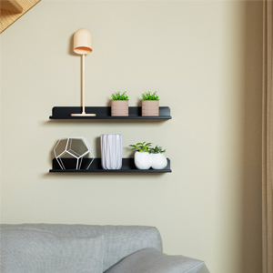 Wall Mounted Carbon Steel Hanging Shelves for Bathrooms Metal Display Shelf