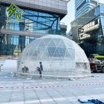 White Roof Geo Dome Tent Camping Dome Tent