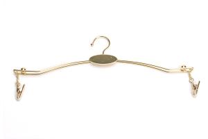 Quality Betterall Bright Beautiful Fashion Chrome Metal Lingerie Gold Hanger wholesale