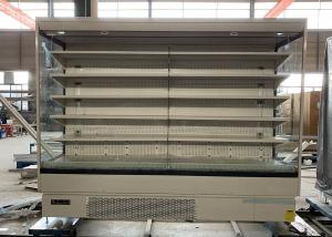 Quality 5 Layers R404a Open Air Refrigerated Display Cases Air Cooling wholesale