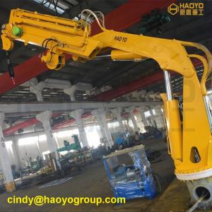 Quality 1 Ton Foldable Marine Knuckle Boom Deck Crane Marine Ship Deck Crane wholesale