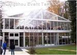 Aluminum Alloy 30m Double Decker Tent ABS Wall With PVC Coated Polyester Fabric