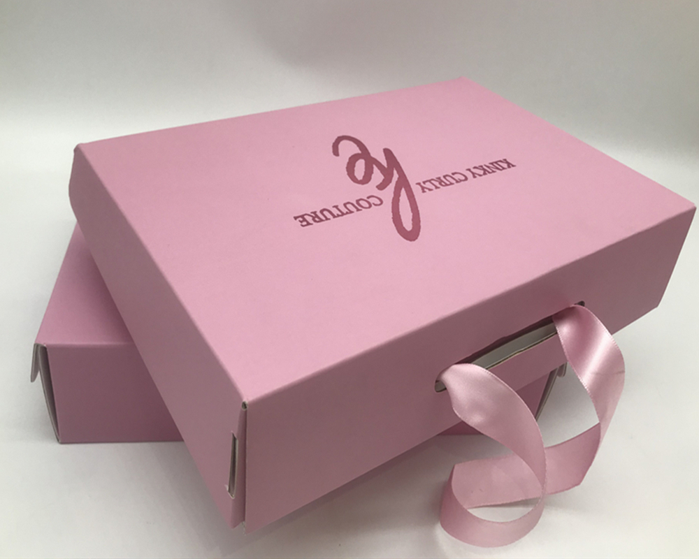 Custom Printed Kraft Recycled Cardboard Mailers Apparel Clothing Packaging Box